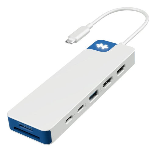 EAN 1220000630727 - HYPER HD4103BUGL hub de interfaz USB 3.2 Gen 1 (3.1 Gen 1) Type-C 5000 Mbit/s Azul, Blanco imagen 1