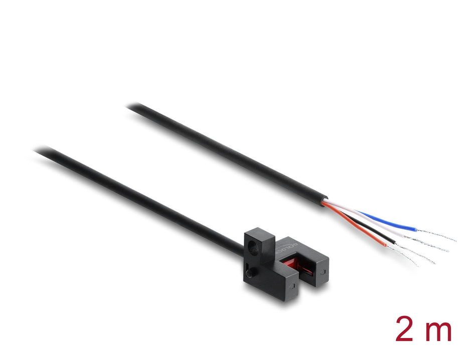 EAN 4043619918706 - DeLOCK 91870 sensor fotoeléctrico Negro Policarbonato (PC), Acrilonitrilo butadieno estireno (ABS) imagen 1