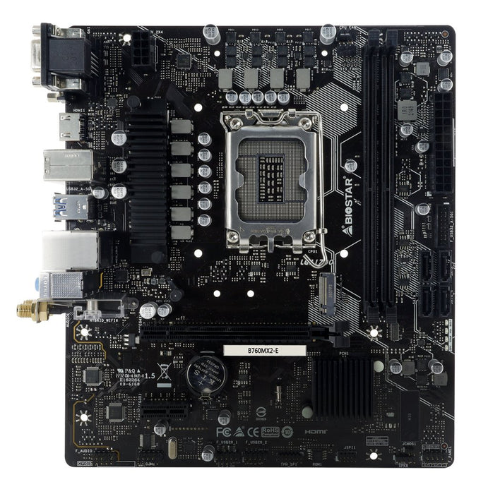 EAN 4712960686892 - Biostar B760MX2-E placa base Intel B760 LGA 1700 micro ATX imagen 1