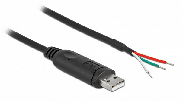 EAN 4043619629305 - DeLOCK 62930 cable de serie Negro 1 m USB 2.0 RS-232 imagen 1