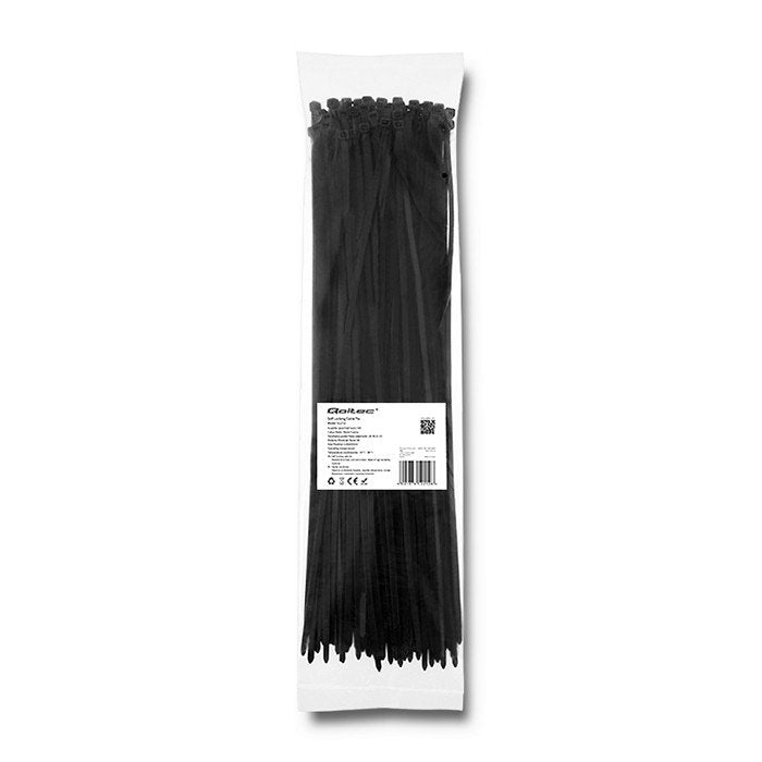 EAN 5901878522128 - Qoltec 52212 presilla Brida tipo escalera Nylon Negro 100 pieza(s) imagen 1