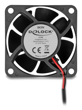 EAN 4043619672899 - DeLOCK 67289 sistema de refrigeración para ordenador Carcasa del ordenador Ventilador 6 cm Negro 1 pieza( imagen 1
