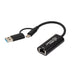 EAN 5715063053416 - Microconnect MC-USBACNET2.5G cambiador de género para cable USB C RJ-45 Negro imagen 1