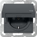 EAN 4010337094098 - GIRA System 55 toma de corriente Schuko Antracita imagen 1