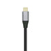 EAN 8436574704310 - AISENS A109-0392 adaptador de cable de vídeo 0,8 m HDMI tipo A (Estándar) USB Tipo C Aluminio, Negro imagen 3