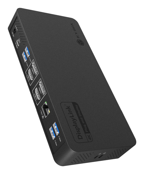 EAN 4250078175551 - ICY BOX IB-DK2255AC Alámbrico USB 3.2 Gen 2 (3.1 Gen 2) Type-C Negro imagen 1