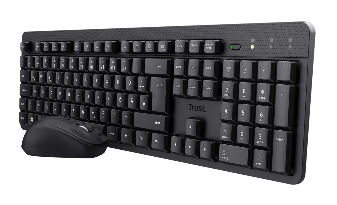EAN 8713439253573 - Trust TKM-360 teclado Ratón incluido Oficina RF inalámbrico QWERTZ Alemán Negro imagen 1