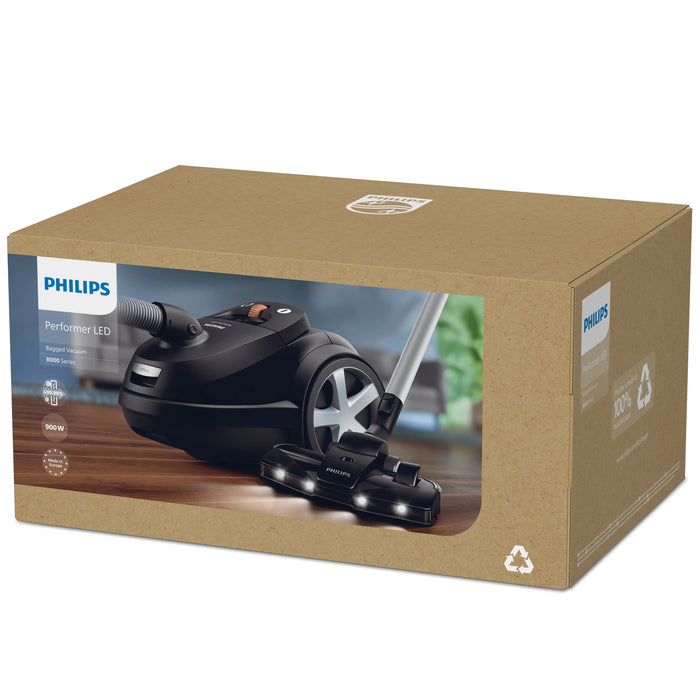 EAN 8720389037931 - Philips 8000 series XD8122/10 aspiradora 4 L Aspiradora cilíndrica Secar 900 W Bolsa para el polvo imagen 7