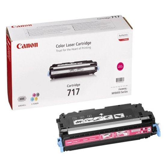 EAN 4960999571430 - Canon 717 cartucho de tóner 1 pieza(s) Original Magenta imagen 1