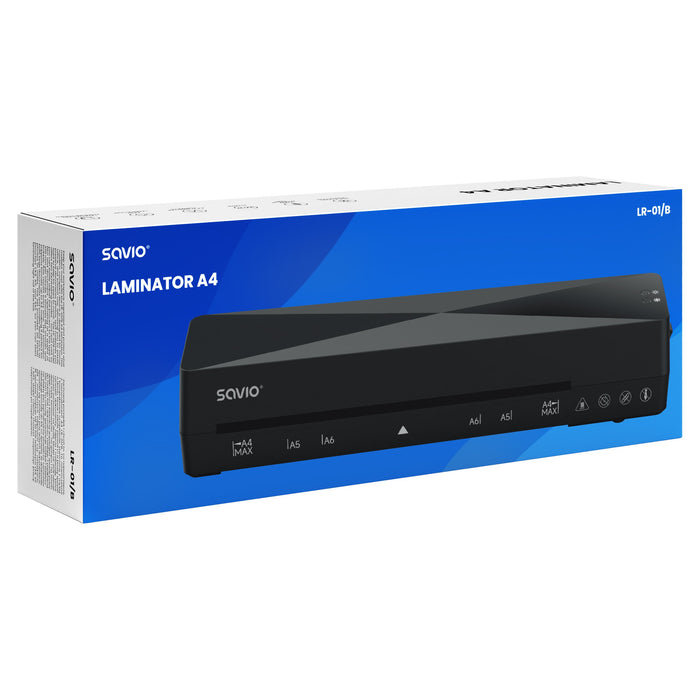 EAN 5902768707830 - Savio LR-01/B laminador Plastificadora en frío/caliente 320 mm/min Negro imagen 6