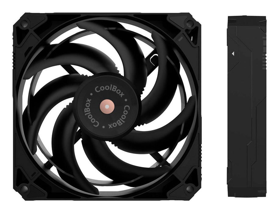 EAN 8436624423543 - CoolBox V12 Carcasa del ordenador 12 cm Negro 1 pieza(s) imagen 3