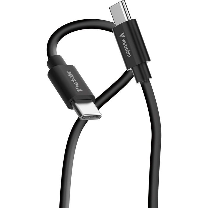 EAN 23942323914 - Verbatim 32391 cable USB USB 2.0 1 m USB C 0,48 Gbit/s 60 W Negro, Blanco imagen 2