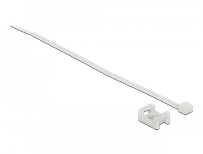 EAN 4043619188833 - DeLOCK 18883 presilla Brida tipo escalera Nylon Blanco 10 pieza(s) imagen 1