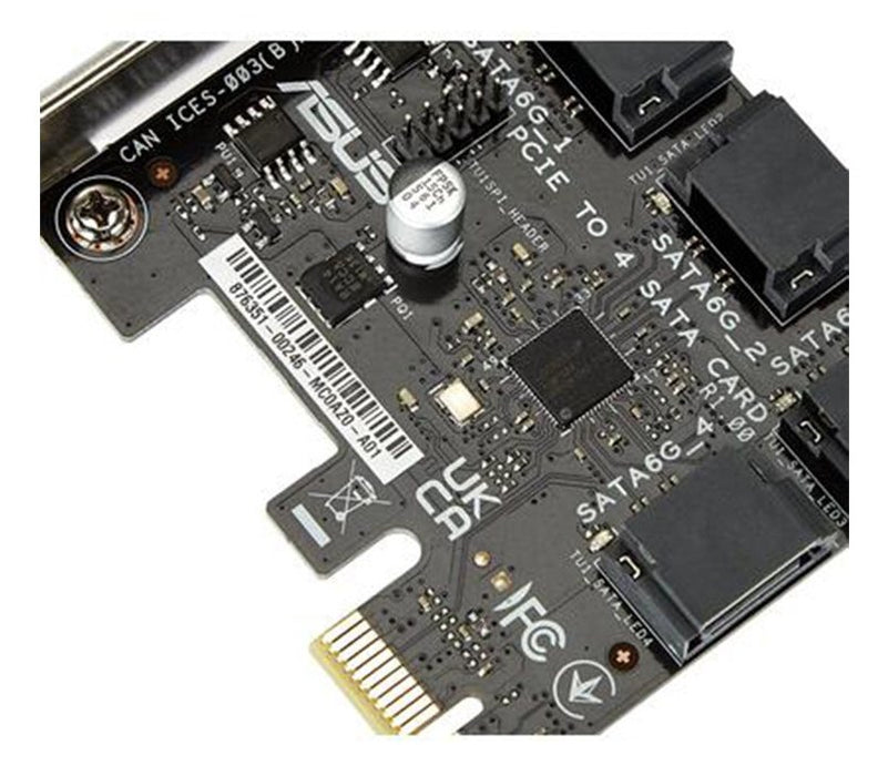EAN 4711081366225 - ASUS PCIE To 4 SATA CARD-SI tarjeta y adaptador de interfaz Interno imagen 2