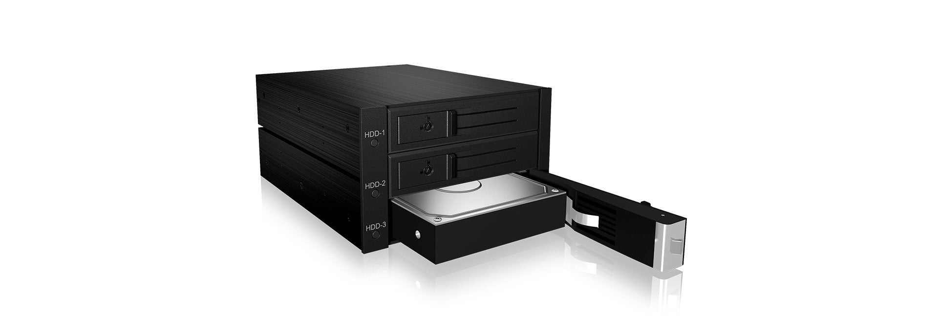 EAN 4250078161394 - ICY BOX IB-563SSK 2x 5,25" Bandeja para disco duro Negro imagen 3