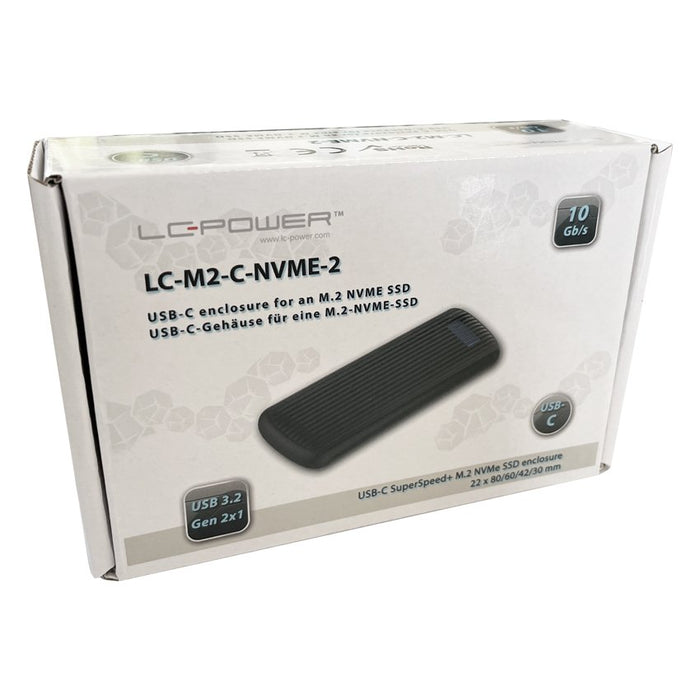 EAN 4260070129094 - LC-Power LC-M2-C-NVME-2 caja para disco duro externo Caja externa para unidad de estado sólido (SSD) Negr imagen 9