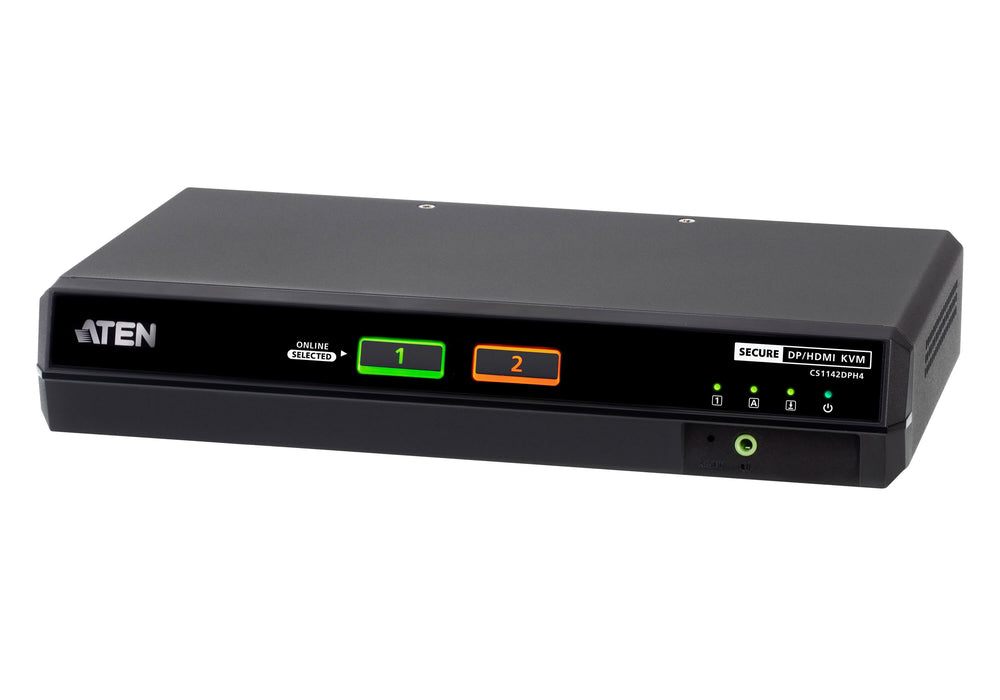 EAN 4710469349782 - ATEN CS1142DPH4-AT-G interruptor KVM Negro imagen 1