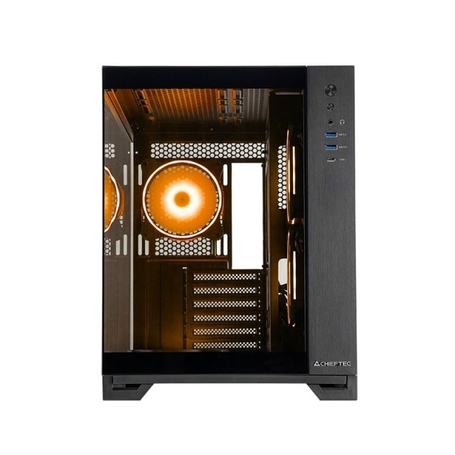 EAN 0753263078681 - Chieftec Visio GM-30B-TG-OP schwarz Tempered Glass x 2 Cubo Negro imagen 3