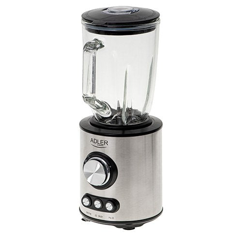 EAN 5902934835763 - Adler AD 4078 licuadora Batidora de vaso 1700 W Negro, Acero inoxidable, Transparente imagen 3