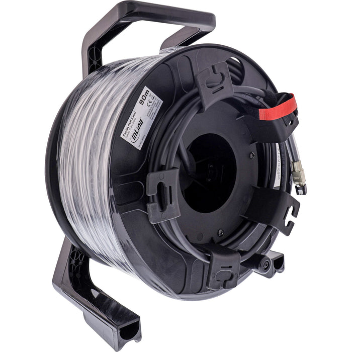 EAN 4043718331710 - InLine 78594A cable de red Negro 90 m Cat6a S/FTP (S-STP) Alrededor imagen 1