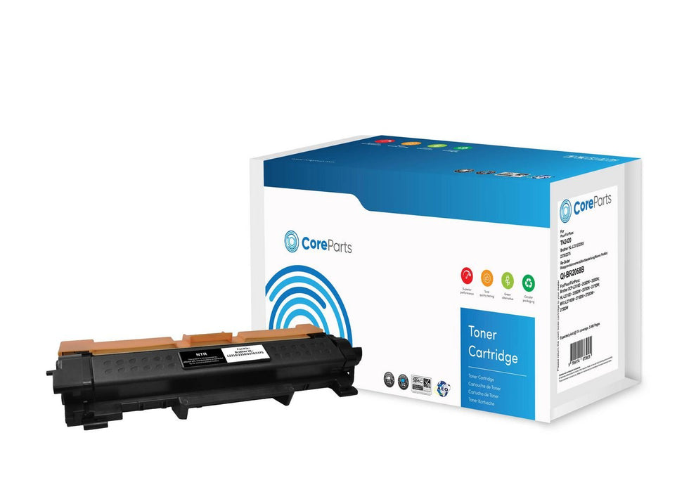 EAN 5704174073925 - CoreParts QI-BR2068B cartucho de tóner 1 pieza(s) Compatible Negro imagen 1