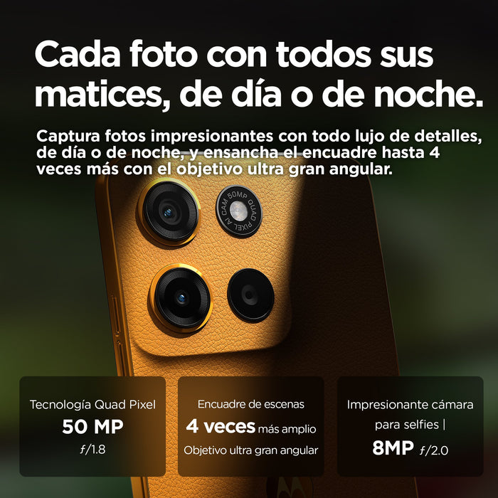 EAN 0840023280948 - Motorola moto g15 17,1 cm (6.72") SIM doble Android 15 4G USB Tipo C 8 GB 128 GB 5200 mAh Naranja imagen 7