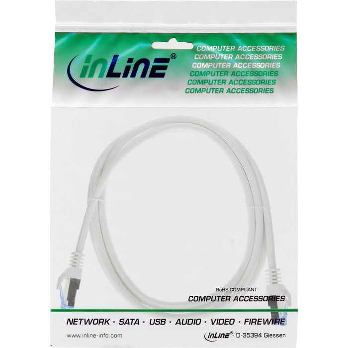 EAN 4043718291885 - InLine 74801W cable de red Blanco 1 m Cat6a S/FTP (S-STP) imagen 4