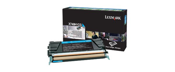 EAN 734646346740 - Lexmark X748H1CG cartucho de tóner 1 pieza(s) Original Cian imagen 1