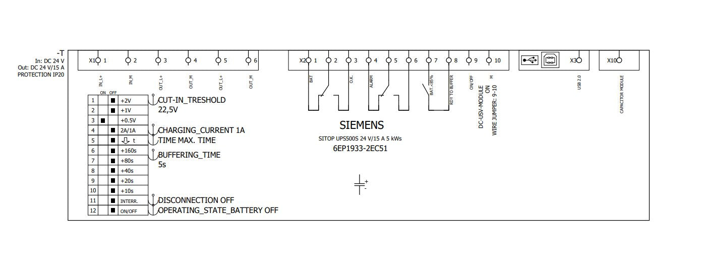 EAN 4025515152491 - Siemens SITOP UPS500S sistema de alimentación ininterrumpida (UPS) En espera (Fuera de línea) o Standby ( imagen 3