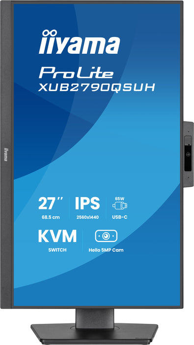 EAN 4948570125524 - iiyama ProLite XUB2790QSUH-B2 pantalla para PC 68,6 cm (27") 2560 x 1440 Pixeles Quad HD LED Negro imagen 3