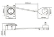 EAN 3446575000002 - Vision TC3 PWREU toma de corriente CEE 7/3 Blanco imagen 3
