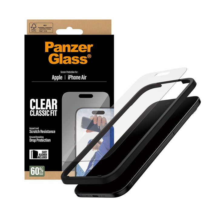 EAN 5715685025662 - PanzerGlass ® Screen Protector iPhone Air | Classic Fit w. EasyAligner Protector de pantalla Apple 1 piez imagen 5