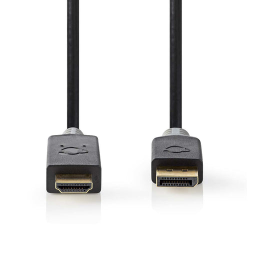 EAN 5412810335855 - Nedis CCBW37100AT10 adaptador de cable de vídeo 1 m DisplayPort HDMI Negro imagen 2