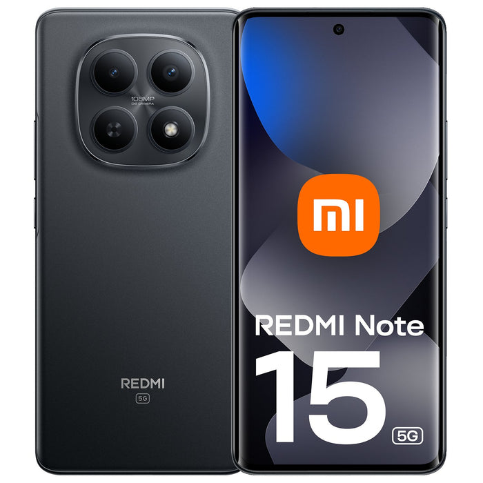 EAN 6932554483456 - Xiaomi Redmi Note 15 5G 16,9 cm (6.67") Ranura híbrida Dual SIM USB Tipo C 8 GB 512 GB 5520 mAh Negro imagen 1