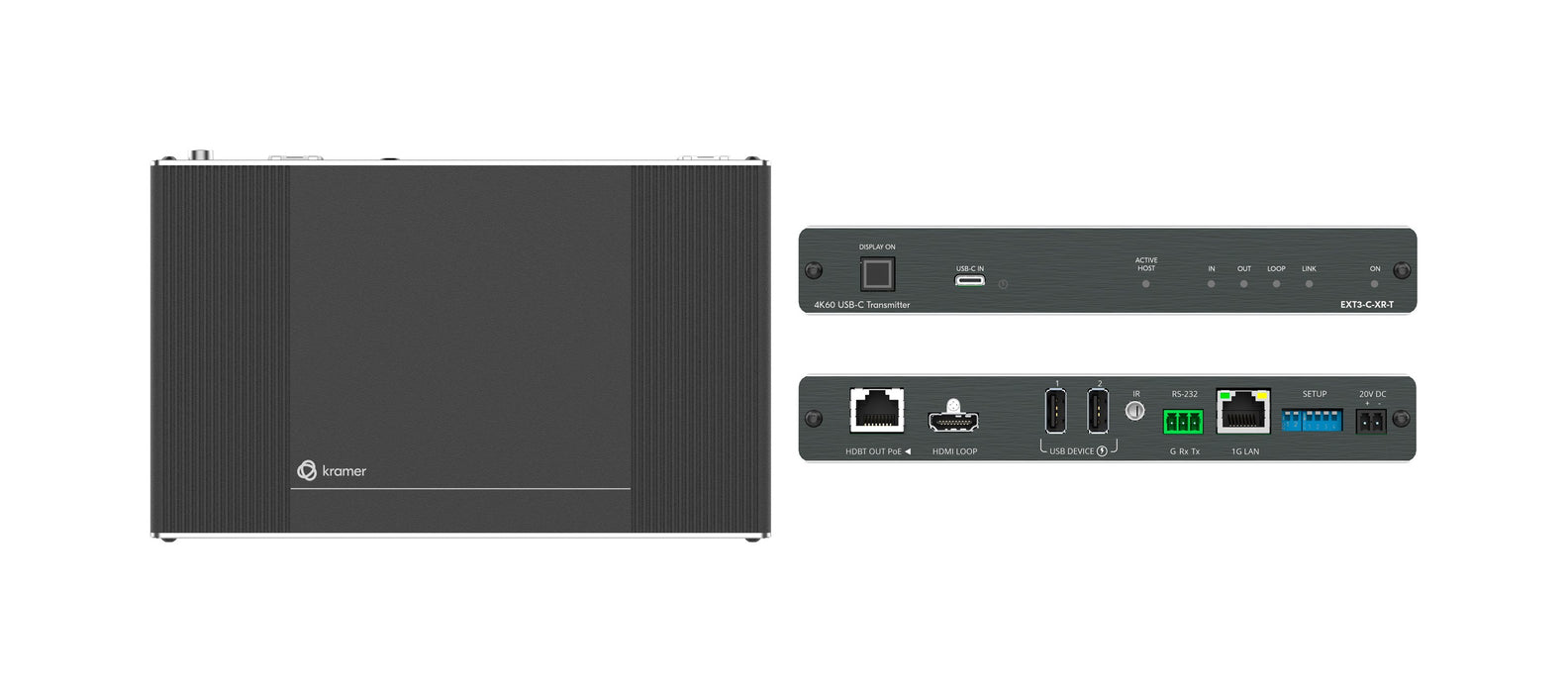 EAN 7291063098131 - Kramer Electronics EXT3-C-XR-T Receptor AV Negro imagen 1