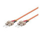 EAN 5712505075692 - Microconnect FIB222001-2 Cable de fibra óptica e InfiniBand 1 m SC Naranja imagen 1