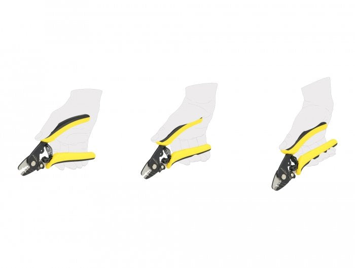 EAN 4043619905522 - DeLOCK 90552 crimpadora Herramienta pelacables Negro, Amarillo imagen 4
