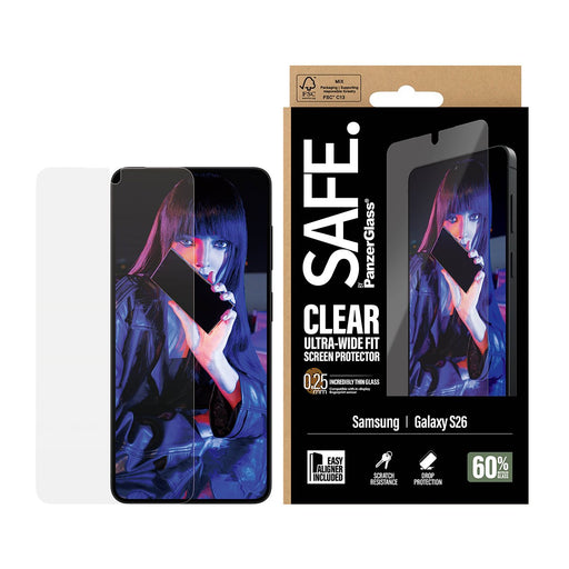 EAN 5715685033940 - PanzerGlass SAFE. by ® Screen Protector Samsung Galaxy S26 | Ultra-Wide Fit w. EasyAligner Protector de p imagen 2