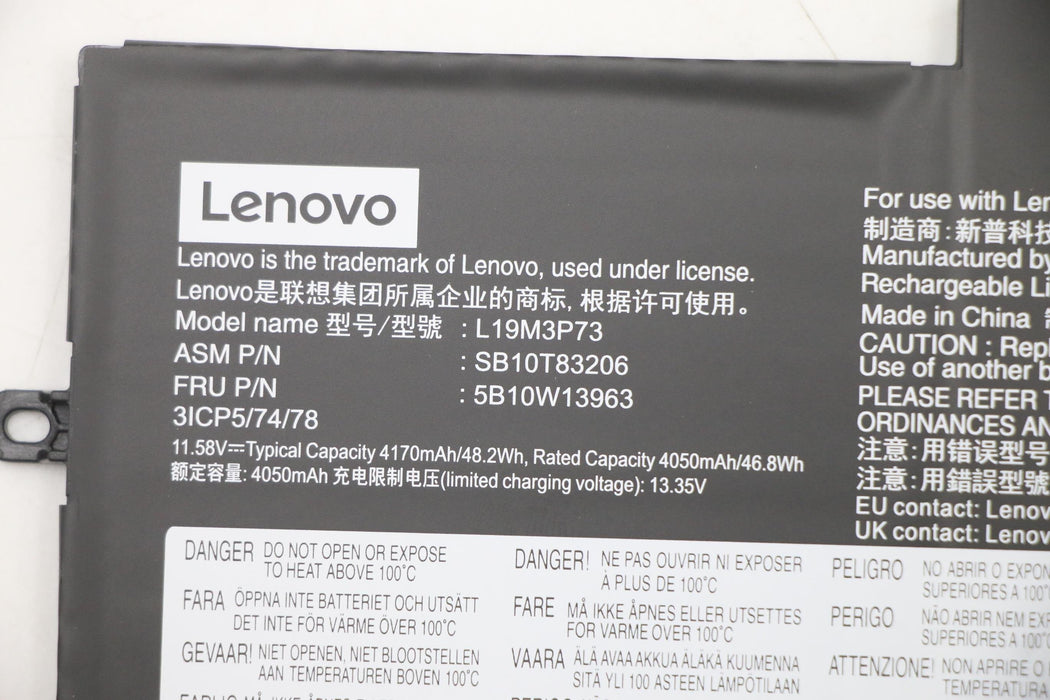 EAN 5704174666851 - Lenovo 5B10W13963 refacción para laptop Batería imagen 5