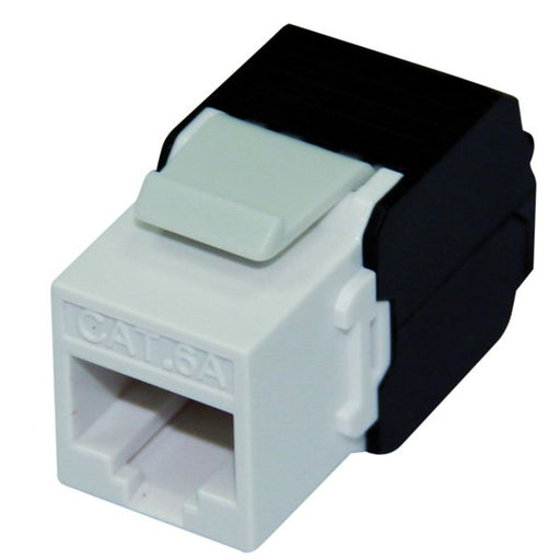 EAN 7611990198481 - ROLINE Keystone Jack, Cat. 6a, RJ-45, unshielded, toolless, white imagen 1