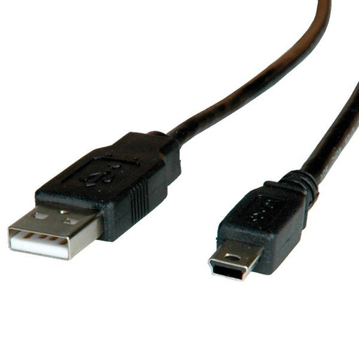 EAN 7611990182404 - ROLINE 11.02.8719 cable USB USB 2.0 1,8 m USB A Mini-USB B Negro imagen 1