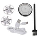 EAN 5905575902306 - Adler AD 9618 rasuradora de pelusa Negro, Blanco Acero inoxidable imagen 8
