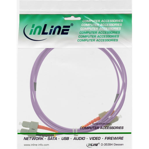 EAN 4043718248797 - InLine 83575P Cable de fibra óptica e InfiniBand 7,5 m 2x SC Púrpura imagen 2