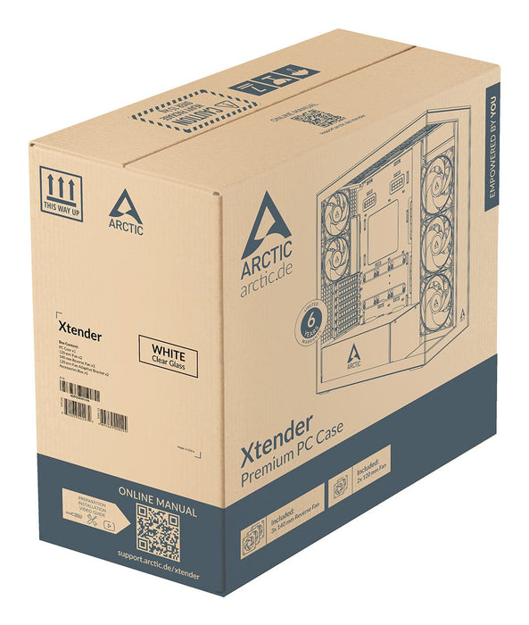 EAN 4895265000492 - ARCTIC Xtender VG White (Clear Glass) Midi Tower Blanco imagen 9