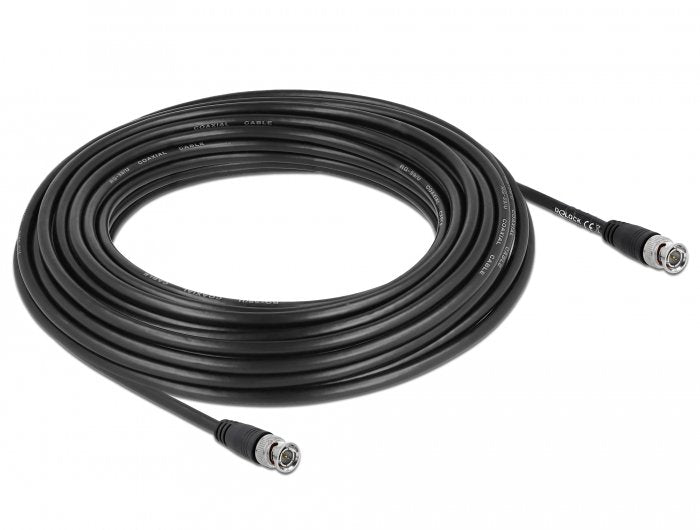 EAN 4043619800865 - DeLOCK 80086 cable coaxial 15 m BNC Negro imagen 1