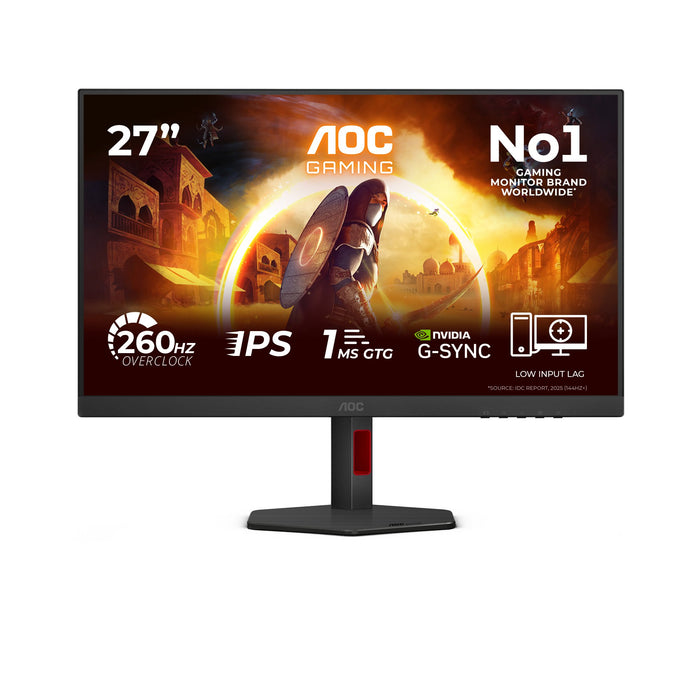 EAN 4038986183246 - AOC G4 27G4ZR pantalla para PC 68,6 cm (27") 1920 x 1080 Pixeles Full HD LED Negro, Rojo imagen 1