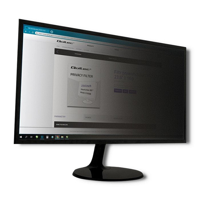 EAN 5901878510606 - Qoltec 51060 filtro para monitor 61 cm (24") imagen 1