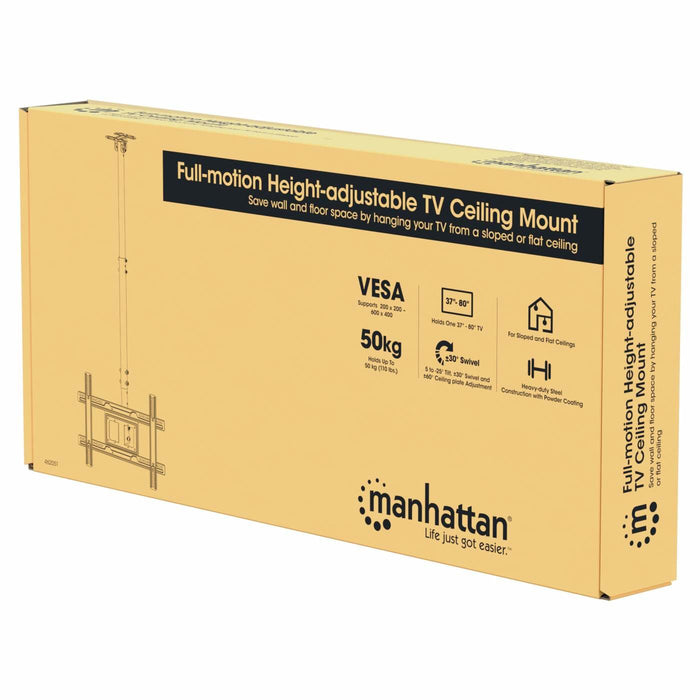 EAN 766623462051 - Manhattan 462051 soporte para TV 2,03 m (80") Negro imagen 10