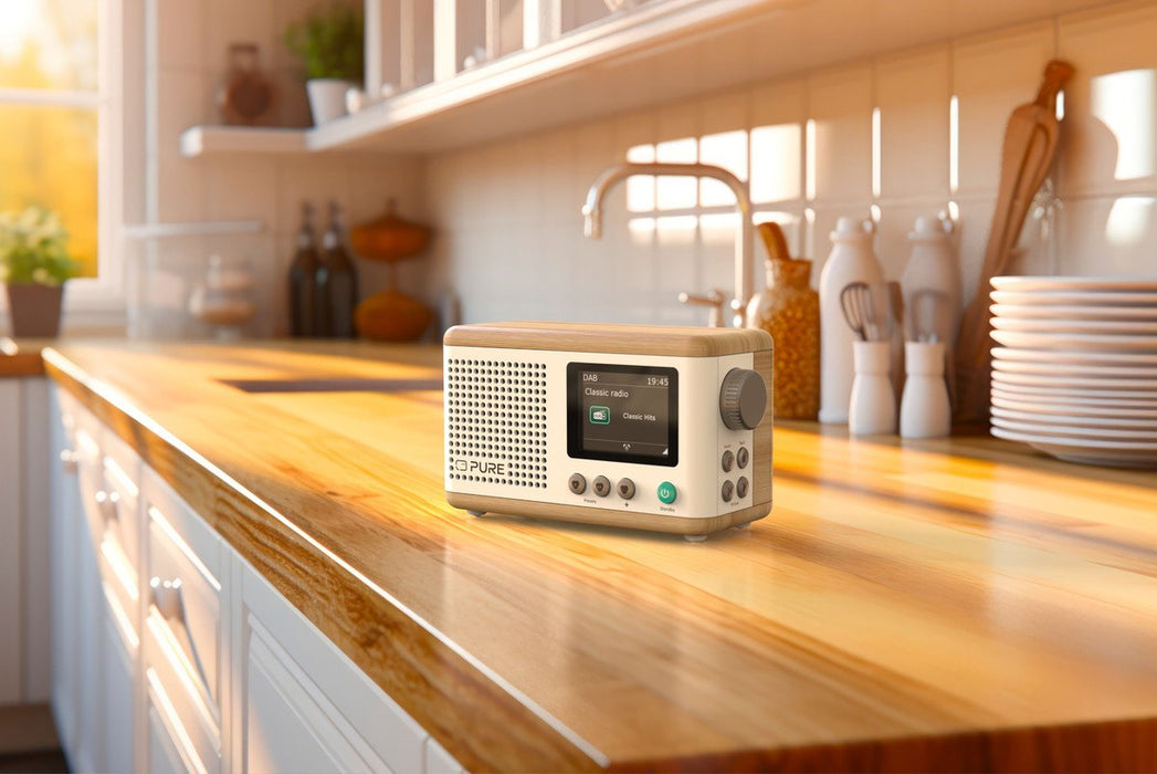 EAN 759454301682 - Pure DAB+ Radio Classic Mini Portátil Digital Crema de color, Madera imagen 5