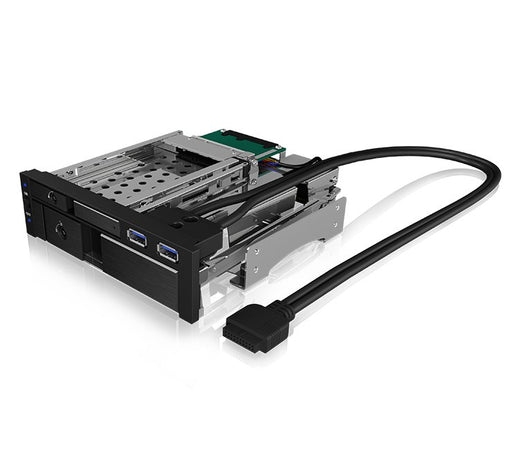 EAN 4250078169635 - ICY BOX IB-174SSK-U 13,3 cm (5.25") Bandeja para disco duro Negro imagen 1